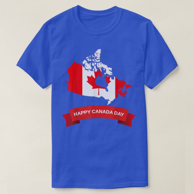 Happy Canada Day It's Canada Day Canadian Maple Le T-Shirt (Design Front)