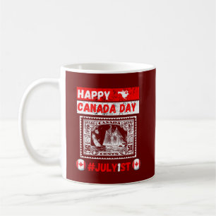 Happy Canada day July 1st   Coffee Mug