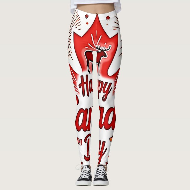 Happy Canada Day! Leggings (Front)