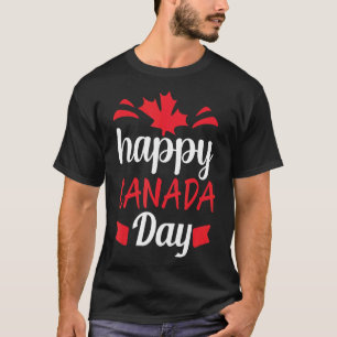 Happy Canada Day   Maple Leaf Canadian Flag Kids 2 T-Shirt