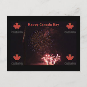 Happy Canada Day postcard