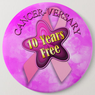 Happy Cancer-versary Pinback Button