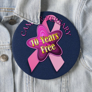 Happy Cancer-versary Pinback Button