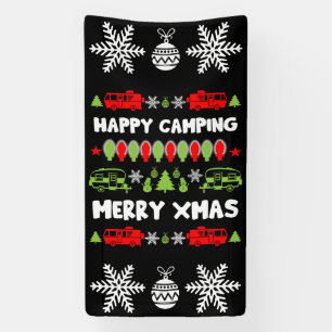 Happy Caravan Christmas Season Banner