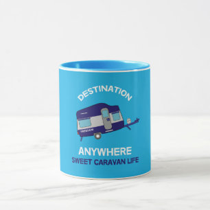 Happy Caravaner   Caravan Gifts   Caravanning   Mu Mug