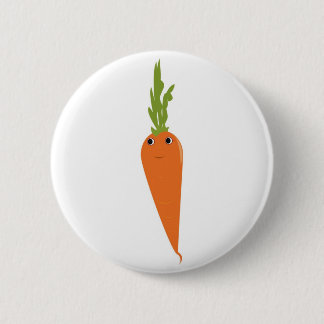 Happy Carrot 6 Cm Round Badge