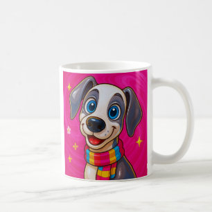 Happy Cartoon Dog Coffee Mug