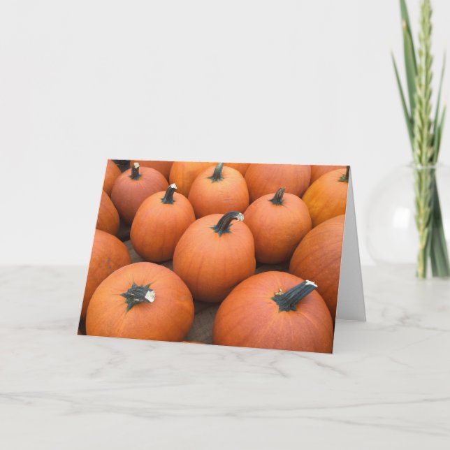 Happy Carving Holiday Card (Front)