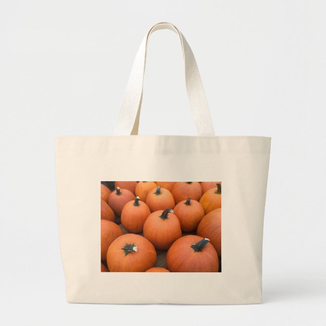 Happy Carving Large Tote Bag (Front)