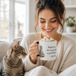 Happy Cat Animal Lovers  Mug