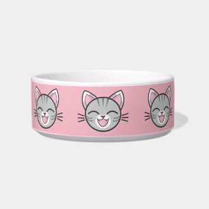 happy cat cat food bowl 