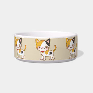 happy cat cat food bowl