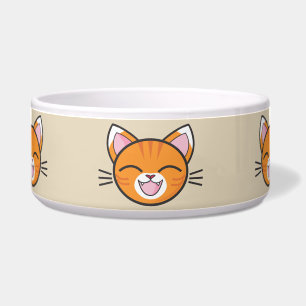 happy cat cat food bowl 