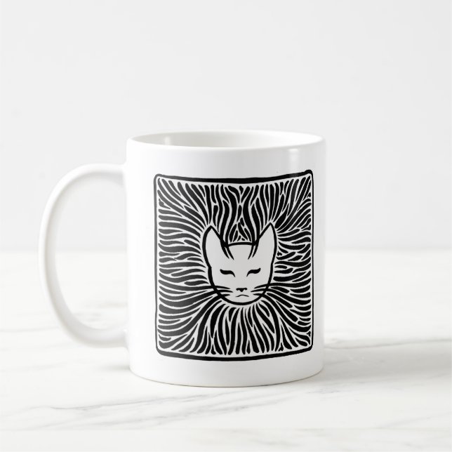 Happy Cat Coffee Mug (Left)
