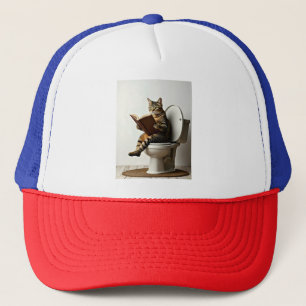 Happy Cat: Cute Kitten Design for Cat Lovers Trucker Hat