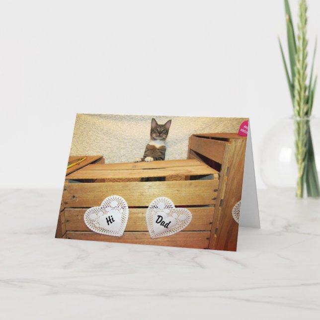 Happy Cat Daddy's Day - Father's Day Card (Front)