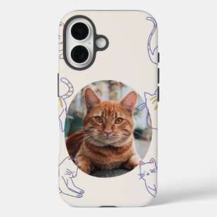 Happy Cat Day! iPhone 16 Case