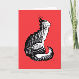 "Happy Cat" Greeting Card