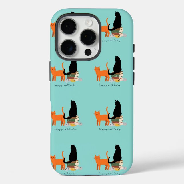   Happy Cat Lady Case-Mate iPhone Case (Back)