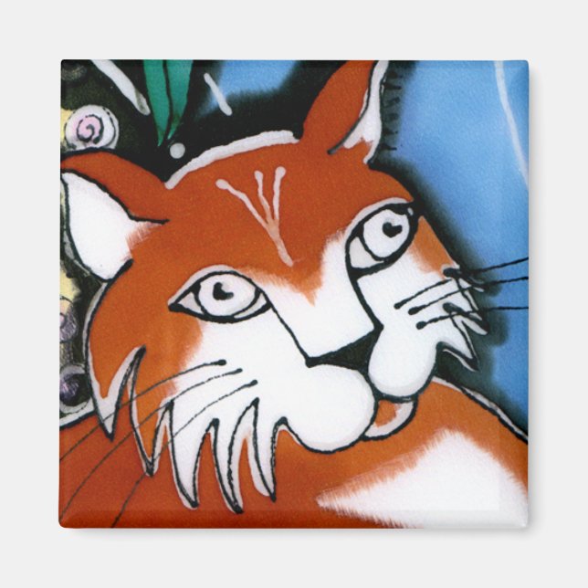 Happy Cat Magnet (Front)