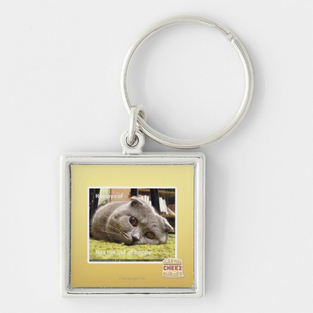 Happy cat, out of happy key ring (Front)