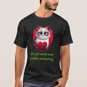 Happy Cat Pet Costume for Cattery and purring Cats T-Shirt