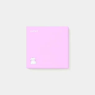 Happy Cat Post-It® Notes, 3" x 3" Post-it Notes
