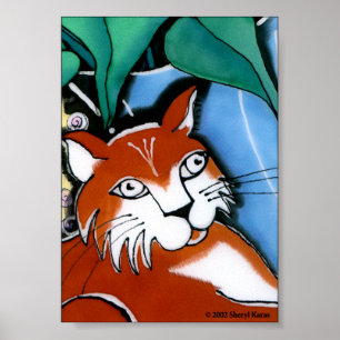 Happy Cat Poster
