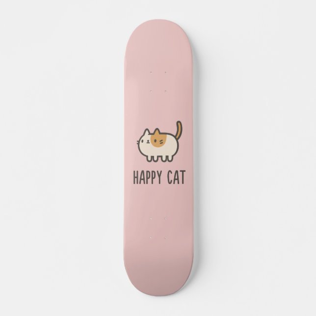 Happy Cat Skateboard (Front)