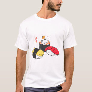 Happy Cat Sushi T-Shirt