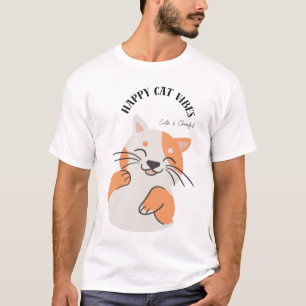 Happy Cat Vibes – Cute & Cheerful T-Shirt