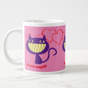 Happy Cats Large Coffee Mug