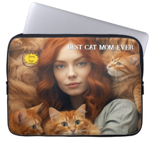 Happy Cats Lover Laptop Sleeve