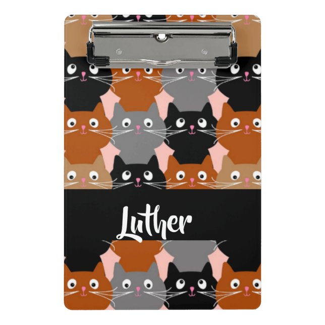 Happy cats mini clipboard (Front)
