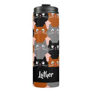 Happy cats thermal tumbler