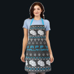 Happy Challa Days Apron<br><div class="desc">For the Hanukkah cook.</div>