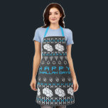 Happy Challa Days Apron<br><div class="desc">For the Hanukkah cook.</div>