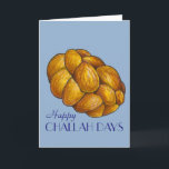 Happy Challah Days Hanukkah Chanukah Holiday Bread<br><div class="desc">Features an original marker illustration of a loaf of braided challah bread,  with HAPPY CHALLAH DAYS in a fun font. Great for Hanukkah!

This illustration is also available on other products. Don't see what you're looking for? Need help with customisation? Contact Rebecca to have something designed just for you.</div>