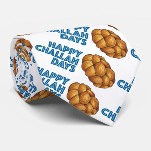 Happy Challah Days Hanukkah Chanukah Holiday Bread Tie
