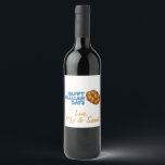 Happy Challah Days Hanukkah Chanukah Holiday Gift Wine Label<br><div class="desc">Wine bottle label design features an original marker illustration of a loaf of braided challah bread, with HAPPY CHALLAH DAYS in a fun font. Simply personalise for a unique Hanukkah gift. Don't see what you're looking for? Need help with customisation? Click "contact this designer" to have something created just for...</div>