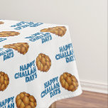 Happy Challah Days Hanukkah Chanukah Jewish Bread Tablecloth<br><div class="desc">Tablecloth print features an original marker illustration of a loaf of braided challah bread, with HAPPY CHALLAH DAYS in a fun font. Great for the Jewish holidays. Don't see what you're looking for? Need help with customisation? Click "contact this designer" to have something created just for you! Custom orders happily...</div>