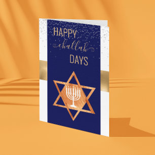 Happy Challah Days Hanukkah Holiday Card