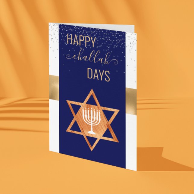 Happy Challah Days  Hanukkah Holiday Card (Creator Uploaded)