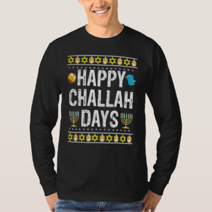 Happy Challah Days Jewish Holiday T-Shirt