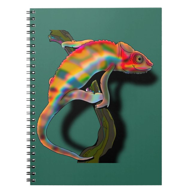 Happy Chameleon Notebook (Front)