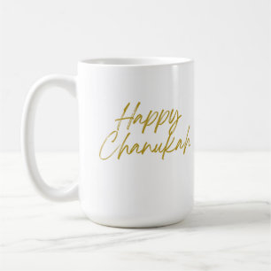 Happy Chanukah Classic Mug, 15 oz Coffee Mug