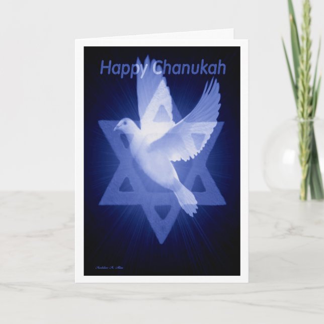 Happy  Chanukah Holiday Card (Front)
