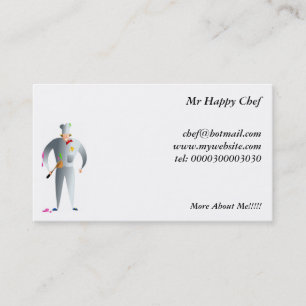 Happy Chef Business Card