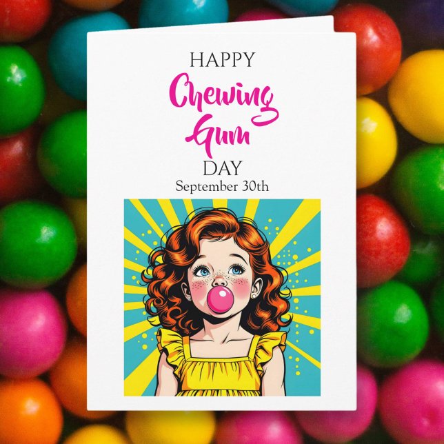 Happy Chewing Gum Day! September 30th Card (Creator Uploaded)