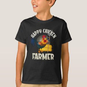 Happy Chicken Farmer T-Shirt